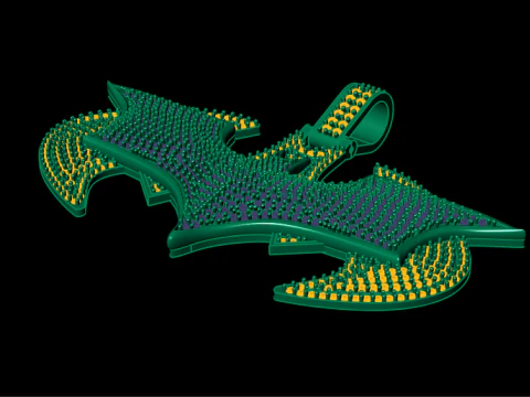 3D Printable Bat Pendant in Gold and Diamonds 3D Print Model