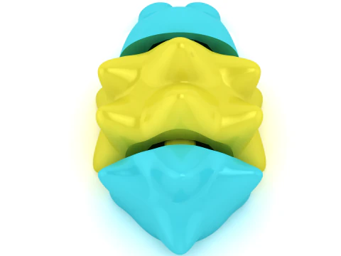 风格化卡通人物雕像 3D 可打印模型可爱玩具人物 STL 办公桌收藏品 3D 打印模型