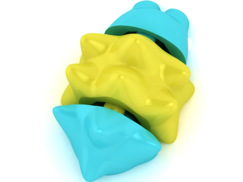 Stylized Cartoon Character Figurine 3D Printable Model Cute Toy Figure STL Desk Collectible 3D Print Model