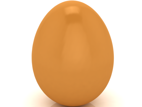 Smooth Oval Shape 3D Printable Model Minimal Egg Form STL Jewelry Decor Prototyping 3D Print Model