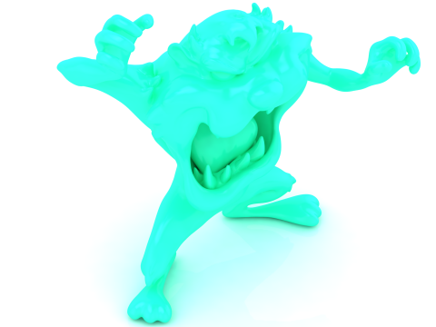 Cartoon Monster Creature 3D Printable Model Stylized Fantasy Character STL Toy Collectible Fig 3D Print Model