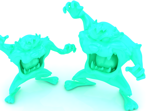 Cartoon Monster Creature 3D Printable Model Stylized Fantasy Character STL Toy Collectible Fig 3D Print Model