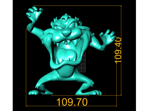 Cartoon Monster Creature 3D Printable Model Stylized Fantasy Character STL Toy Collectible Fig 3D Print Model