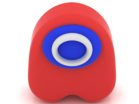 Among-Us Style Crewmate 3D Printable Model Cartoon Game Character STL Mini Toy Collectibl 3D Print Model