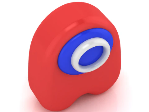 Among-Us Style Crewmate 3D Printable Model Cartoon Game Character STL Mini Toy Collectibl 3D Print Model
