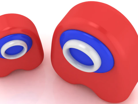 Among-Us Style Crewmate 3D Printable Model Cartoon Game Character STL Mini Toy Collectibl 3D Print Model