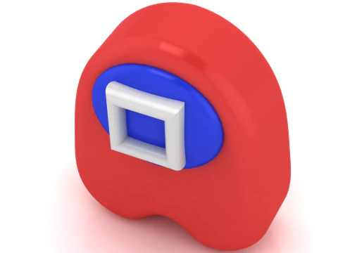 Game-Style Crewmate Character with Square Badge 3D Printable Model Cartoon Figure STL Mini Colle 3D Print Model