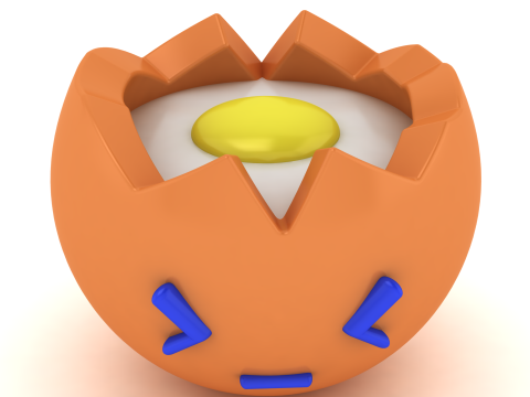 Sevimli Chibi Y&uuml;z Kafa Stilize &Ccedil;izgi Film Karakteri Kafa 3D Yazdırılabilir Oyuncak Fig&uuml;r&uuml; 3D Baskı Modeli