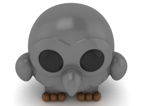 Kawaii Baby Dragon 3D Printable Model Cute Fantasy Creature STL 3D Print Model