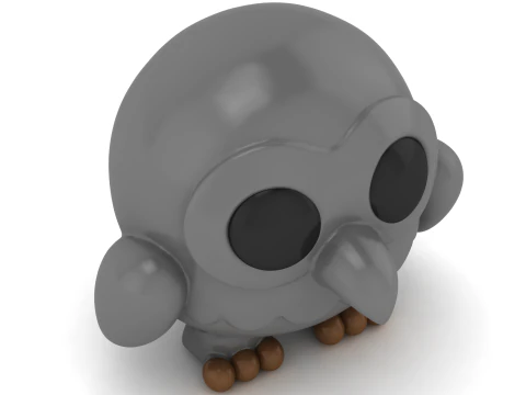 Kawaii Baby Dragon 3D Printable Model Cute Fantasy Creature STL 3D Print Model