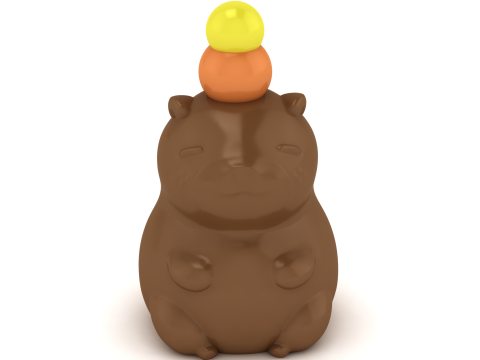 शीर्ष आभूषण मुद्रण योग्य एसटीएल के साथ प्यारी गोल-मटोल बिल्ली की मूर्ति शैलीबद्ध लकी बिल्ली 3D प्रिंट मॉडल