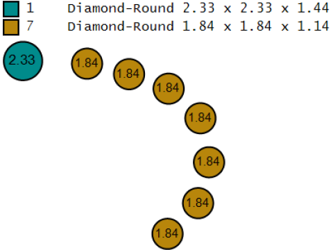 Gold Dolphin Pendant with Ruby Accents 3D Print Model