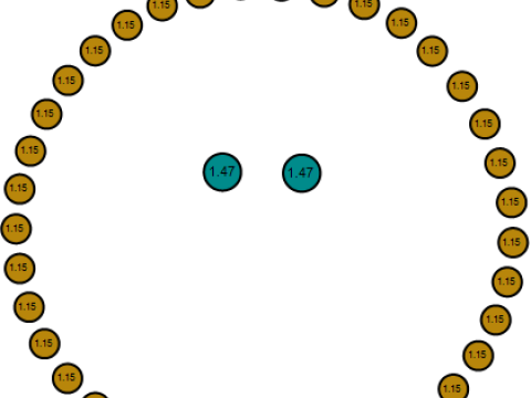 Predator Face Pendant with Ruby Accents 3D Print Model