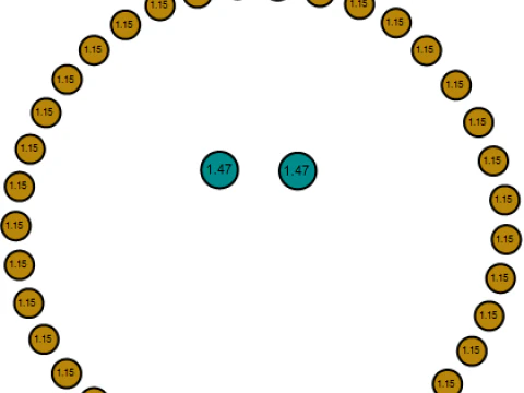 Pingente de rosto de predador com detalhes em rubi Modelo de Impressão 3D