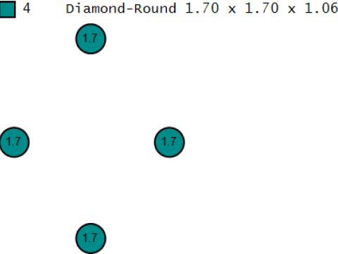 Rose Pendant with Ruby Accents in Ornate Frame 3D Print Model