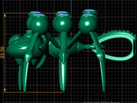 Wisior z diamentową kulą pająka Model do druku 3D
