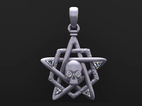 Fierce Bear Head Medallion Pendant Round Halo Coin Charm 3D Printable 3D Print Model