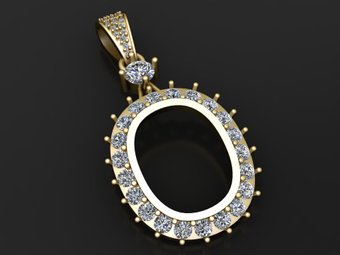 Подвеска-медальон с головой свирепого медведя, круглая монета с ореолом, подвеска для 3D-печати 3D Принт Модель