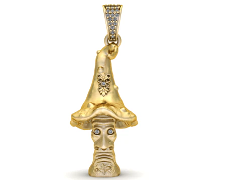 Medali Zamrud Revolver Ganda Gunslinger Berlapis Emas Model Cetak 3D