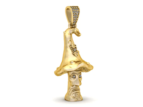 Medali Zamrud Revolver Ganda Gunslinger Berlapis Emas Model Cetak 3D