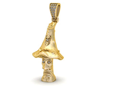 Medali Zamrud Revolver Ganda Gunslinger Berlapis Emas Model Cetak 3D