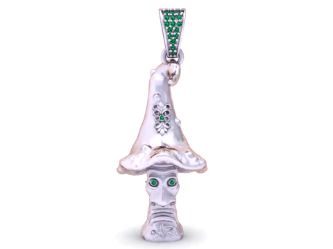 Medali Zamrud Revolver Ganda Gunslinger Berlapis Emas Model Cetak 3D