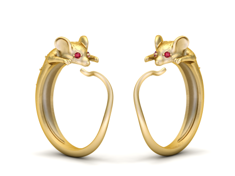 MPAna BaşlıkÜrün AdıKolyePırlanta Desenli14 Ayar Altın Animasyonlu Fare KolyeThe Genius Ar 3D Baskı Modeli