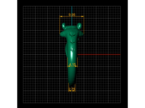MPrimary TitleProduct NamePendant14K Gold Animated Mouse Pendant with Diamond AccentsThe Genius Ar 3D Print Model