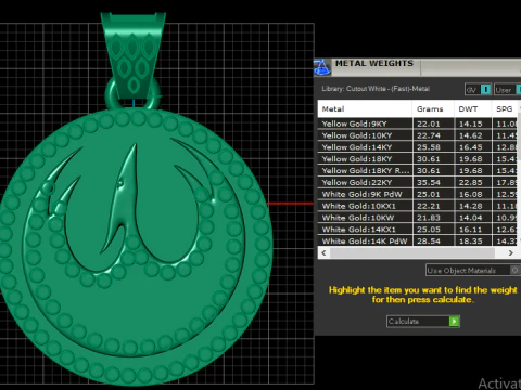 Luxury Diamond Halo Gold Medallion Pendant with Marquise Amethyst Bail 3D Print Model
