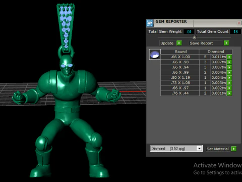 Superhero Armor Figure Pendant 3D Printable 3D Model