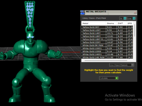 Superhero Armor Figure Pendant 3D Printable 3D Model
