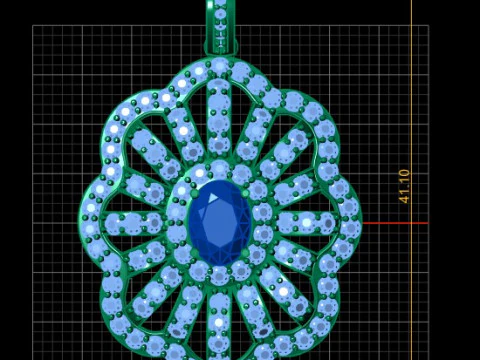 Elite Artisan Jewelry CAD Suite Botanical Statement Modern Geometric Filigree 3D Printable Mode 3D Print Model