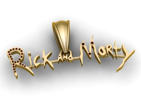 Name Text Pendant 3D Model