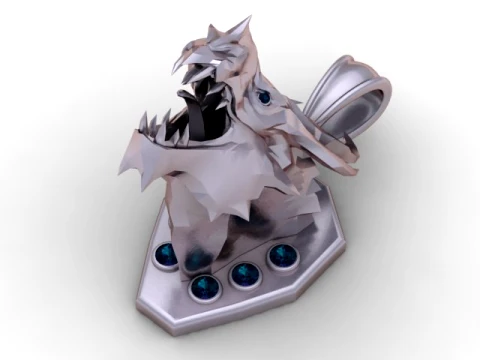Dragon Head Pendant 3D Model