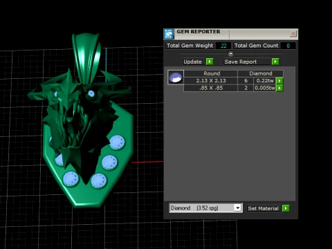 Dragon Head Pendant 3D Model