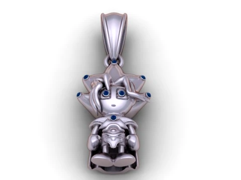 King Boy Pendant 3D Model