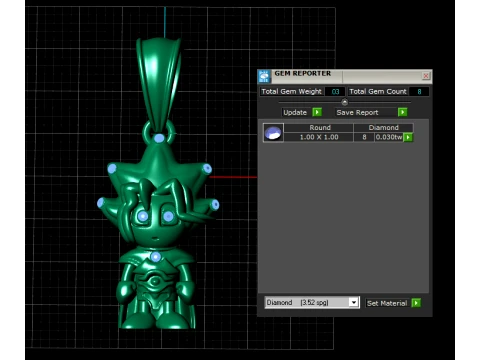 King Boy Pendant 3D Model