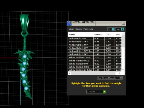 Warrior Spike Sword 3D Model