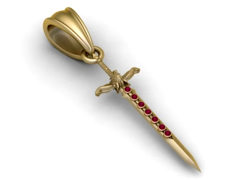 Dragon Warrior Sword 3D Model