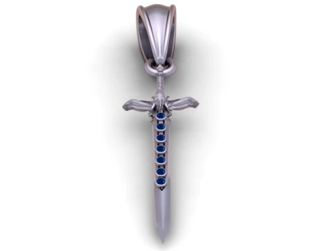 Dragon Warrior Sword 3D Model