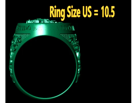 Royal Military Heritage Signet Ring 3D Print Model