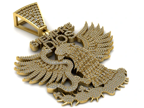 Siempre Dios Phoenix Pendant 3D Print Model