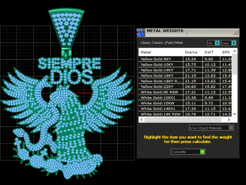 Siempre Dios Phoenix Pendant 3D Print Model