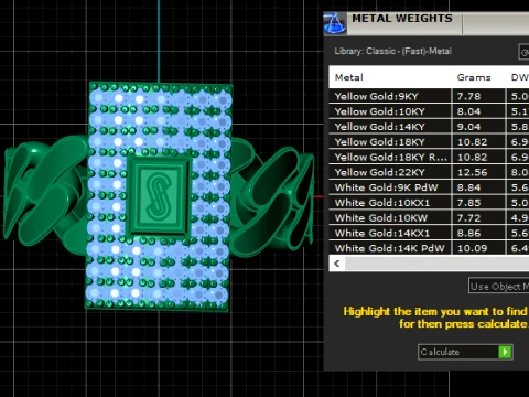 Luxury Iced Cuban Link Signet Ring 3D Print Model