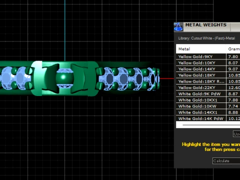 Channel Set Gemstone Band Ring 3D Print Model