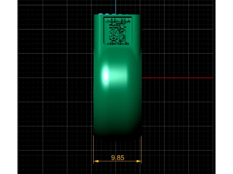 Custom Signet Ring with Cross Shield 3D Print Model