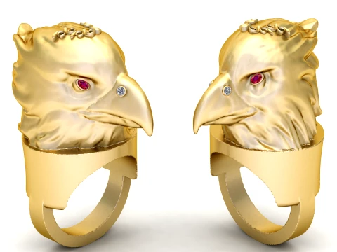 Pierścień Strażnika Kr&oacute;lewskiego Orła Model do druku 3D