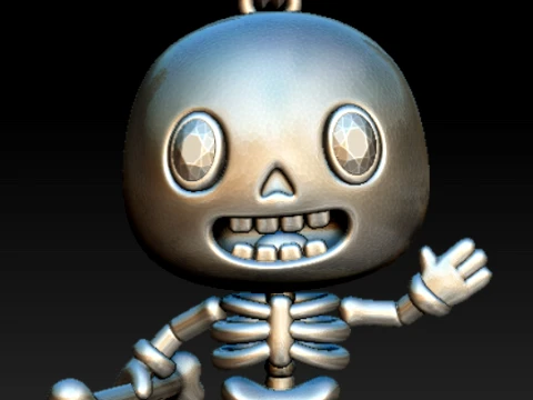 Luxury Halloween Pumpkin Witch Pendant 3D Print Model