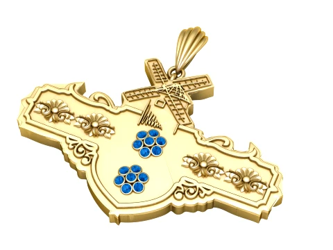 Royal Nautical Pendant 3D Model