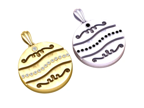 Royal Nautical Pendant 3D Model